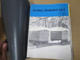Mehiläishoitaja-lehti -erä lehtiä vv. 1965-1977, kansioissa, kaikki vuodet eivät ole täydellisiå - katso kuvat!