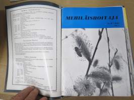 Mehiläishoitaja-lehti -erä lehtiä vv. 1965-1977, kansioissa, kaikki vuodet eivät ole täydellisiå - katso kuvat!