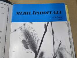 Mehiläishoitaja-lehti -erä lehtiä vv. 1965-1977, kansioissa, kaikki vuodet eivät ole täydellisiå - katso kuvat!
