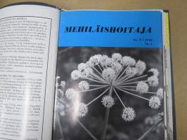 Mehiläishoitaja-lehti -erä lehtiä vv. 1965-1977, kansioissa, kaikki vuodet eivät ole täydellisiå - katso kuvat!