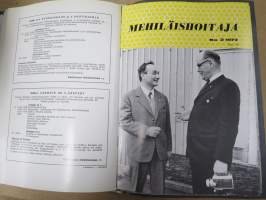 Mehiläishoitaja-lehti -erä lehtiä vv. 1965-1977, kansioissa, kaikki vuodet eivät ole täydellisiå - katso kuvat!