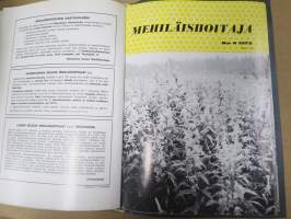 Mehiläishoitaja-lehti -erä lehtiä vv. 1965-1977, kansioissa, kaikki vuodet eivät ole täydellisiå - katso kuvat!