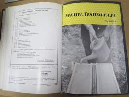 Mehiläishoitaja-lehti -erä lehtiä vv. 1965-1977, kansioissa, kaikki vuodet eivät ole täydellisiå - katso kuvat!