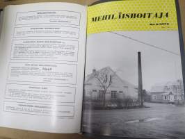Mehiläishoitaja-lehti -erä lehtiä vv. 1965-1977, kansioissa, kaikki vuodet eivät ole täydellisiå - katso kuvat!