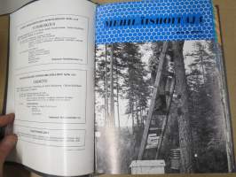 Mehiläishoitaja-lehti -erä lehtiä vv. 1965-1977, kansioissa, kaikki vuodet eivät ole täydellisiå - katso kuvat!