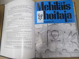 Mehiläishoitaja-lehti -erä lehtiä vv. 1965-1977, kansioissa, kaikki vuodet eivät ole täydellisiå - katso kuvat!