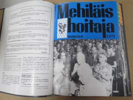 Mehiläishoitaja-lehti -erä lehtiä vv. 1965-1977, kansioissa, kaikki vuodet eivät ole täydellisiå - katso kuvat!