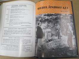 Mehiläishoitaja-lehti -erä lehtiä vv. 1965-1977, kansioissa, kaikki vuodet eivät ole täydellisiå - katso kuvat!