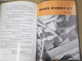 Mehiläishoitaja-lehti -erä lehtiä vv. 1965-1977, kansioissa, kaikki vuodet eivät ole täydellisiå - katso kuvat!