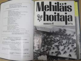Mehiläishoitaja-lehti -erä lehtiä vv. 1965-1977, kansioissa, kaikki vuodet eivät ole täydellisiå - katso kuvat!