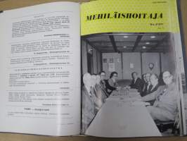 Mehiläishoitaja-lehti -erä lehtiä vv. 1965-1977, kansioissa, kaikki vuodet eivät ole täydellisiå - katso kuvat!
