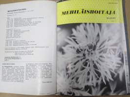 Mehiläishoitaja-lehti -erä lehtiä vv. 1965-1977, kansioissa, kaikki vuodet eivät ole täydellisiå - katso kuvat!