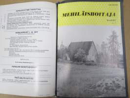 Mehiläishoitaja-lehti -erä lehtiä vv. 1965-1977, kansioissa, kaikki vuodet eivät ole täydellisiå - katso kuvat!