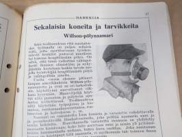 Hankkija - Koneluettelo nr 7B 1935 Separaattorit, Kirnut, Puutarharuiskut, Pellavakoneet, Tuulettajat, Mankelit, Rouhijat, Nostokurjet, tientekokoneet, Kuljetuskärry
