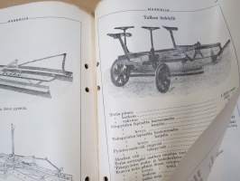 Hankkija - Koneluettelo nr 7B 1935 Separaattorit, Kirnut, Puutarharuiskut, Pellavakoneet, Tuulettajat, Mankelit, Rouhijat, Nostokurjet, tientekokoneet, Kuljetuskärry