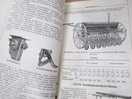 Hankkija - Koneluettelo nr 3B 1938 Kylvökoneet, Harat, Juurikkaannostajat, Pölyttimet, Lannanlevittäjät