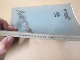 Uittokalusto Oy luettelo nr 3 - 1938 -hakuteos / tuoteluettelo / hinnasto