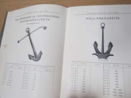 Uittokalusto Oy luettelo nr 3 - 1938 -hakuteos / tuoteluettelo / hinnasto