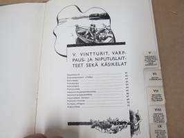 Uittokalusto Oy luettelo nr 3 - 1938 -hakuteos / tuoteluettelo / hinnasto