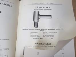 Uittokalusto Oy luettelo nr 3 - 1938 -hakuteos / tuoteluettelo / hinnasto