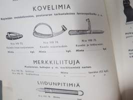 Uittokalusto Oy luettelo nr 3 - 1938 -hakuteos / tuoteluettelo / hinnasto