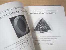 Uittokalusto Oy luettelo nr 3 - 1938 -hakuteos / tuoteluettelo / hinnasto
