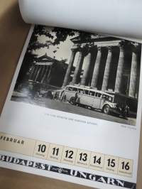 Budabest - Kalender für das Jahr 1935 -viikkokalenteri vuodelle 1935, käyttämätön