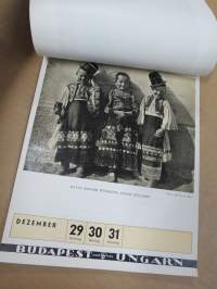 Budabest - Kalender für das Jahr 1935 -viikkokalenteri vuodelle 1935, käyttämätön