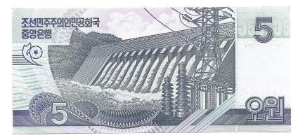 Pohjois Korea    5  Won  2002 -    seteli