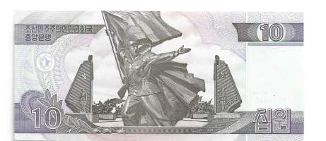 Pohjois Korea    10  Won  2002 -    seteli