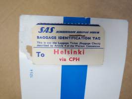 Finnair - Aero Oy 244178 -matkalippu / passenger ticket