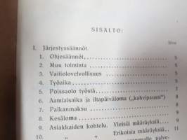 Stockmann Ab / Oy Henkilökunnan Ohjesäännöt - Reglemente för personalen 1936