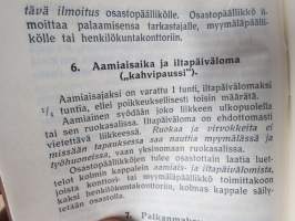 Stockmann Ab / Oy Henkilökunnan Ohjesäännöt - Reglemente för personalen 1936
