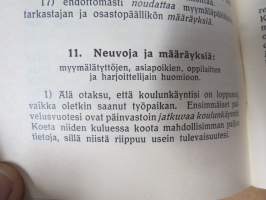 Stockmann Ab / Oy Henkilökunnan Ohjesäännöt - Reglemente för personalen 1936