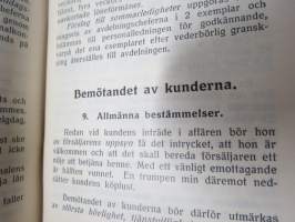 Stockmann Ab / Oy Henkilökunnan Ohjesäännöt - Reglemente för personalen 1936