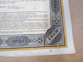 Императорское Российское Правительств -   Облигация -venäläinen keisarillisen ajan obligaatio nr 12933 - 125 kultaruplaa / 500 frangia, 4 % 1890
