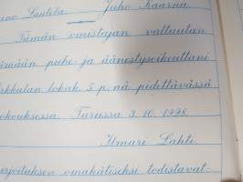 Sotilaan kaunokirjoitusjäjestelmä vihko nr 3 - Laatinut Juho Piltti
