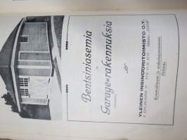 Suomen Automobiili Klubi - Suomen yleisemmin käytettyjen maanteiden välimatka-luettelo 1923, sisältää runsaasti mainoksia, klubin säännöt, Fiatin sponsoroima