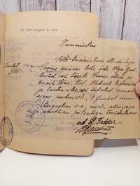 Passi Suomi Finland N:o 6138 annettu 7. elokuuta 1919