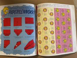 Simpsonit Ultra - Jumbo hupikirja, lennokkia varten oleva sivu käytetty