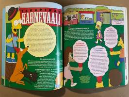 Simpsonit Ultra - Jumbo hupikirja, lennokkia varten oleva sivu käytetty