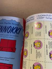 Simpsonit Ultra - Jumbo hupikirja, lennokkia varten oleva sivu käytetty