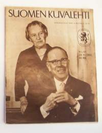 Suomen Kuvalehti  1960 nr 44 / Suurlahjoittajat Fanny ja Yrjö Similä, Nixon ja Kennedy, onko saamelaiset syrjitty rotu, Maaningan miesten hirvisunnuntai