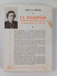F. E. Sillanpään Nobelin-palkinnon saanti ja Ruotsin matka vv. 1939-1940