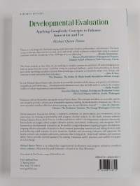 Developmental evaluation : applying complexity concepts to enhance innovation and use