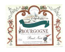 KORVATUNTURI Bourgogne   - viinaetiketti