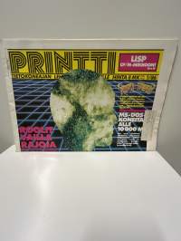 Printti 1986 no.1  Tietokoneajan lehti Bittinikkareille.