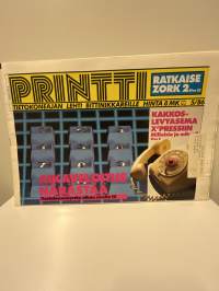 Printti 1986 no.5  Tietokoneajan lehti Bittinikkareille.