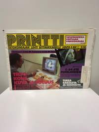 Printti 1986 no.9  Tietokoneajan lehti Bittinikkareille.