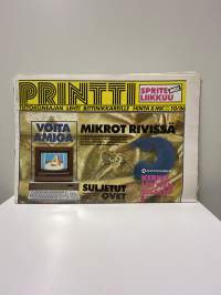 Printti 1986 no.10  Tietokoneajan lehti Bittinikkareille.
